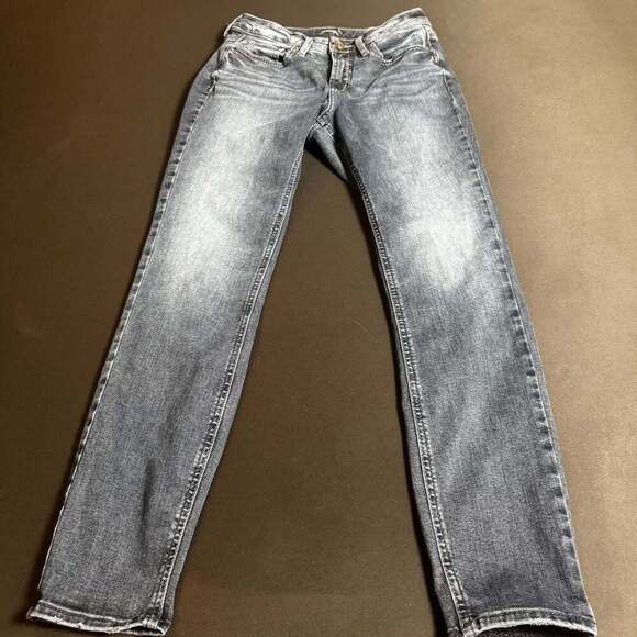 Silver Jeans Denim - Silver Jeans Co Suki Mid Rise Skinny Jeans 27x29 Minimalist Y2K